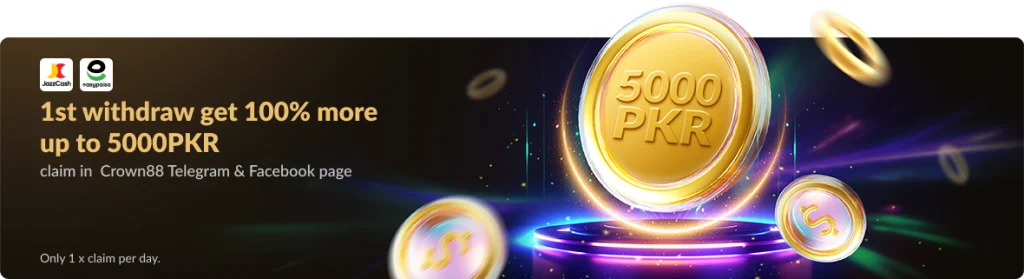 1st withdraw bonus